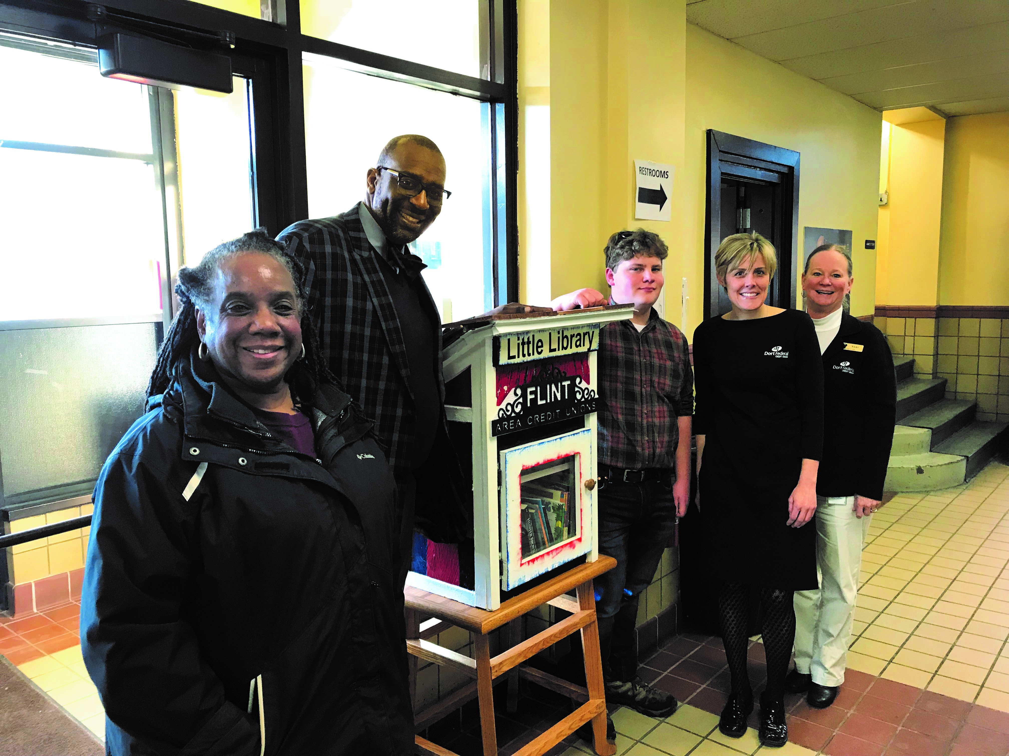 DFCU Installs Free Little Library